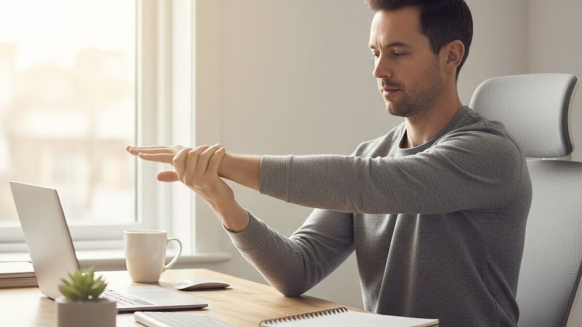 daily wrist forearm exercises support relief carpal tunnel massage burnaby